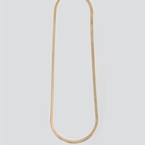 Loren Stewart 21 inch Herringbone Gold Vermeil Necklace, Like New